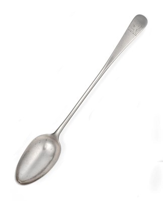 Lot 1228 - A George III Silver Basting-Spoon, by Richard Richardson, Chester, Circa 1760, Old English pattern