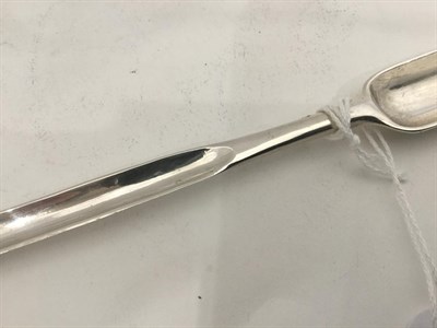 Lot 1229 - A George II Silver Marrow-Scoop, by Benjamin Pemberton, Chester, Date Letter Lacking, Circa...