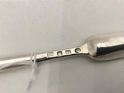 Lot 1229 - A George II Silver Marrow-Scoop, by Benjamin Pemberton, Chester, Date Letter Lacking, Circa...