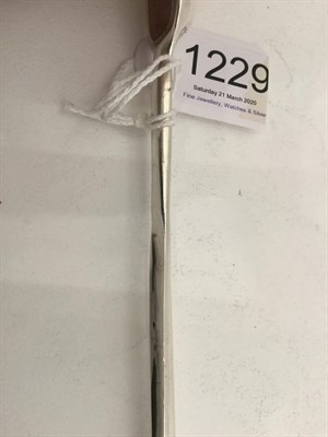 Lot 1229 - A George II Silver Marrow-Scoop, by Benjamin Pemberton, Chester, Date Letter Lacking, Circa...