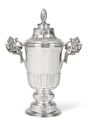 Lot 1246 - A George VI Silver Cup and Cover, by the Goldsmiths and Silversmiths Co. Ltd., London, 1937, in the