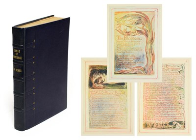 Lot 2015 - Blake (William) Songs of Innocence. Frederick Hollyer,1923, numbered limited edition of 50...