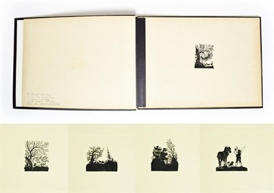 Lot 2017 - [Muller (Wilhelm)] Muller's Silhouetten, no date, oblong quarto, twelve small/miniature silhouettes