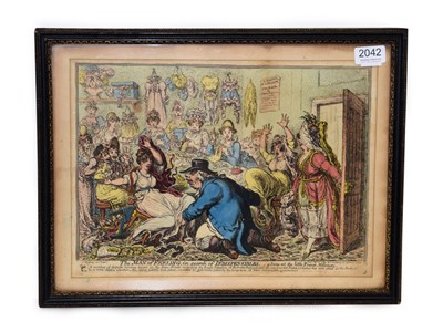 Lot 2042 - Gillray (James) The Man of Feeling, in Search of Indispensibles ..., H. Humphrey,  Feb 12th...