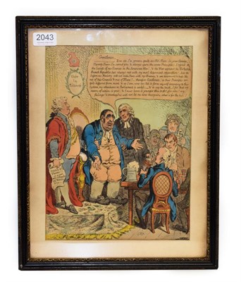 Lot 2043 - Gillray (James) [The Worn-out Patriot:-or-The Last Dying Speech of yhe Westminster...