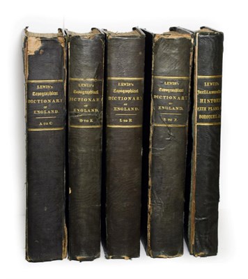 Lot 2085 - Lewis (Samuel) A Topographical Dictionary of England ..., S. Lewis, 1835, third edition, five...