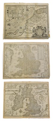 Lot 2087 - John Speed 'The Kingdome of Great Britaine & Ireland', William Humble, 1653, uncoloured map,...
