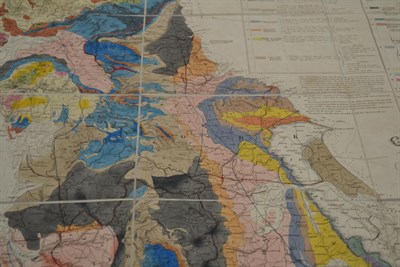 Lot 2088 - Walker (J. & C.) A Geological Map of England, Wales and Part of Scotland, Showing also the...