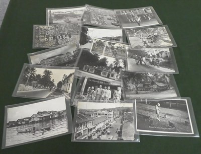 Lot 2099 - Singapore and Malaysia An interesting collection of thirty-six postcards depicting Malaysia and...