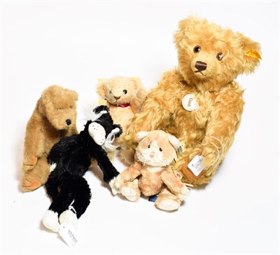 Lot 114 - A Steiff bear, Merry Thought bear etc