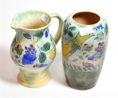 Lot 178 - A Royal Doulton vase and jug, designed by Frank Brangwyn (2)
