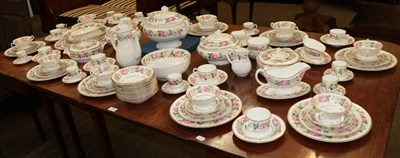 Lot 268 - A Royal Worcester Royal Garden Elgar dinner service, ten place setting