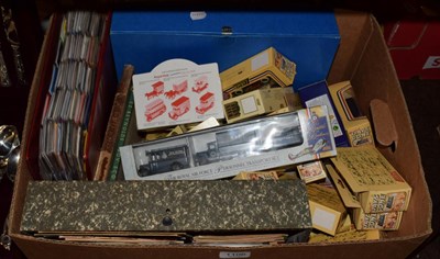 Lot 1106 - A group of Diecast box model vehicles, scouts badges etc