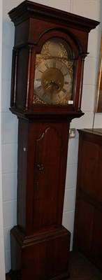 Lot 1261 - ~ An oak thirty hour longcase clock, signed J,Ayrey, Hexham