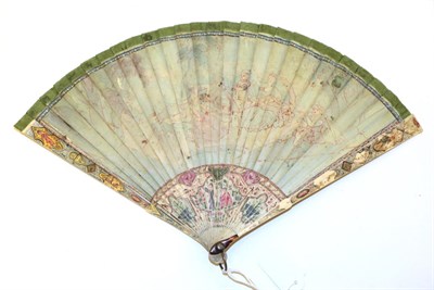 Lot 4009 - An 18th Century Ivory Brisé Fan, the two guards and twenty five inner sticks attractively...