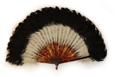 Lot 4083 - Four Fans Ranging from 1900 to the 1920's, to include a Mixed Brussels lace fan, the leaf...