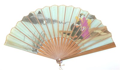 Lot 4180 - Croisiere Angkor October 1921: A Commemorative/Advertising Fan, believed to have been issued...