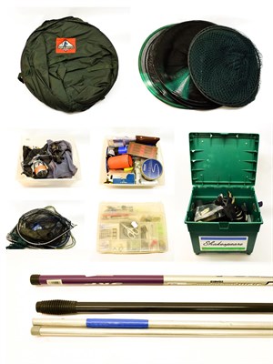 Lot 5016 - Collection Of Mixed Coarse Fishing Tackle and equipment to include Shakespeare bank chair, keep...