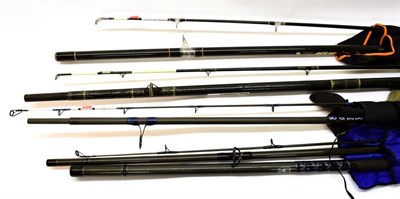 Lot 5017 - Collection Of Sea Fishing Rods including five Beachcasting rods and three boat rods by various...