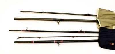 Lot 5018 - Diawa Osprey Salmon Rod 12'-0'' 9/10# together with Shakespeare 12'-0'' Omni carbon match rod (2)