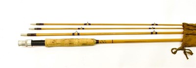 Lot 5025 - Hardy ''The Keith Rollo''  3 Section Palakona Cane Fly Rod 9'-0'' with two top sections. Rod number