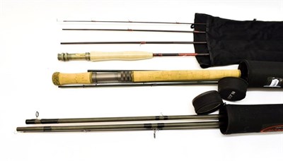 Lot 5046 - Scott 13'-0'' Salmon Fly Rod #8 in partitioned cordura tube. A Shakespeare ''Oracle Scandi''...