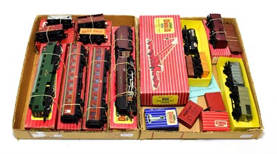 Lot 5106 - Hornby Dublo 2 Rail Locomotives And Rolling Stock 2226 City of London, 2237 Co-Co...
