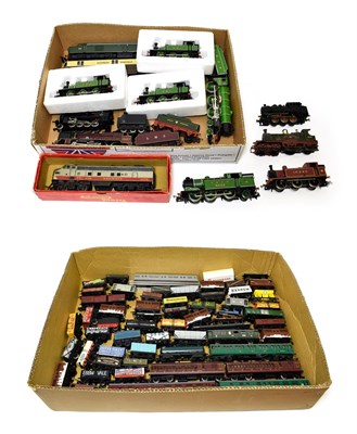 Lot 5142 - Unboxed OO Gauge Locomotives including 3xMainline 0-6-0T LNER 581, Lima Express Parcel Railcar,...