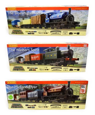 Lot 5185 - Hornby (China) OO Gauge Three Sets R1115 The Midland Flyer, R1109 The Western Spirit and R1101...