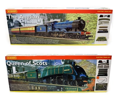 Lot 5190 - Hornby (China) OO Gauge Two Sets R1024 Queen of Scots and R1089 The Anglian (both E boxes G) (2)