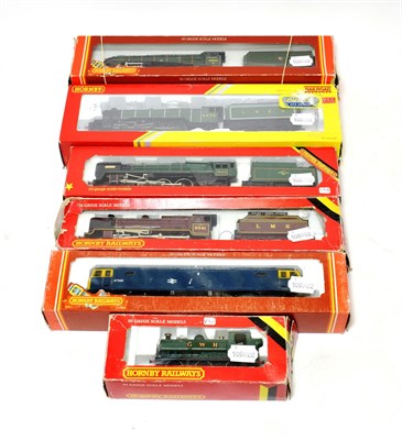 Lot 5201 - Hornby Railways OO Gauge Locomotives R309 Mallard, R3284TTS Flying Scotsman, R063 Britannia,...