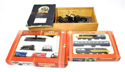 Lot 5203 - Hornby Railways OO Gauge Two Sets R332 Inter-City 125 and R535 GWR Freight set (both G-E boxes...