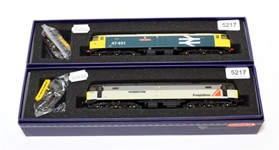 Lot 5217 - Vitrains OO Gauge Two Class 47 Diesel Locomotives (i) V2061 Freightliner Andrew A Hodgkinson...