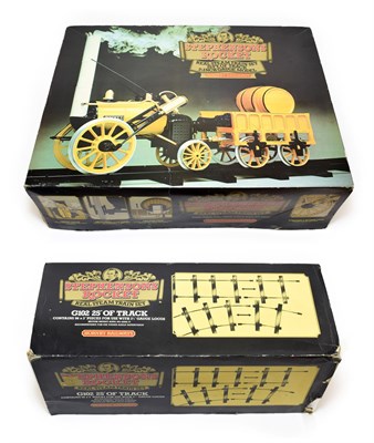 Lot 5239 - Hornby 3 1/2'' Gauge Live Steam Stephenson's Rocket (G box G-F) together with G102 Track (2)