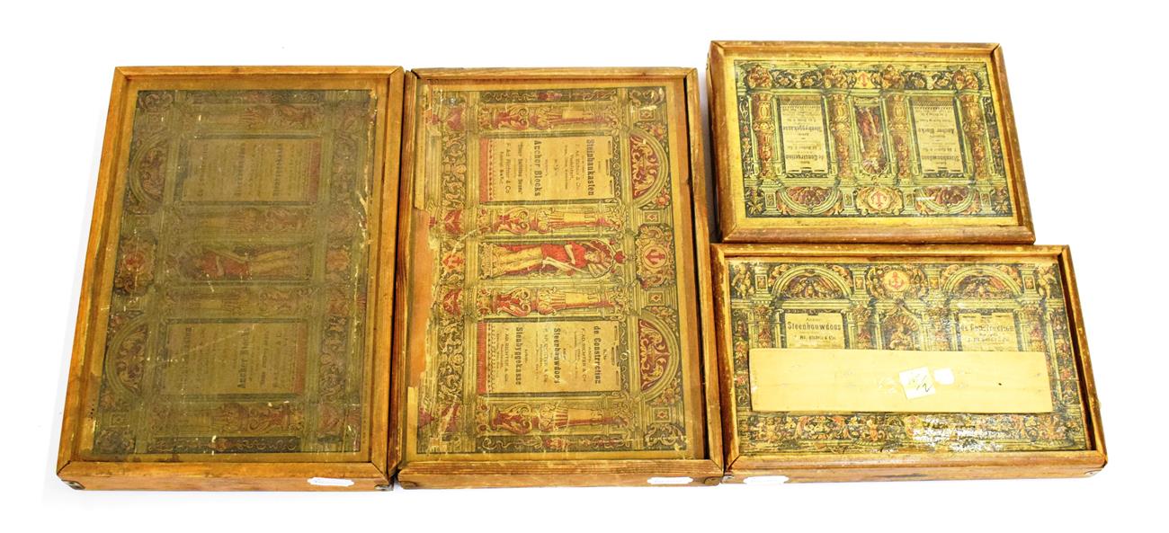 Lot 5269 - Richter Anchor Block Sets Set 8A; 14A with