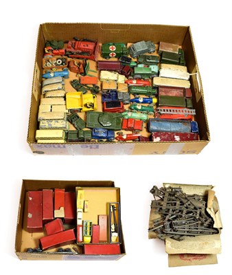 Lot 5285 - Dinky A Collection Of Assorted 1950's Vehicles including Foden tanker, Horse box, buses,...