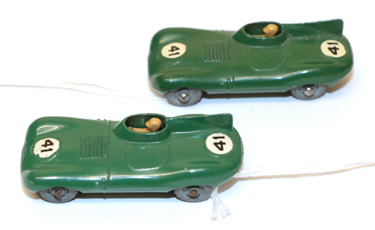 Lot 5305 - Matchbox 1-75 2x41a D-Type Jaguar open radiators, with no.41 decals, both MW (both G-E) (2)