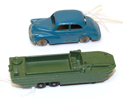 Lot 5311 - Matchbox 1-75 Two Models  55 DUKW BPW (E-G), 46 Morris Minor blue (G) (2)