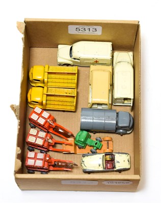 Lot 5313 - Matchbox 1-75s Unboxed Models including three Horse drawn milk floats two with GPW one MW, one...