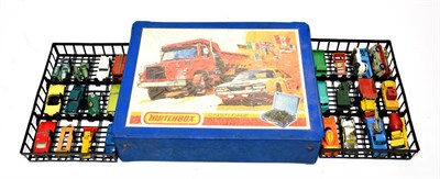 Lot 5351 - Matchbox 1-75's, Huskys And Other Similar Models a collection of 45 assorted models in a...