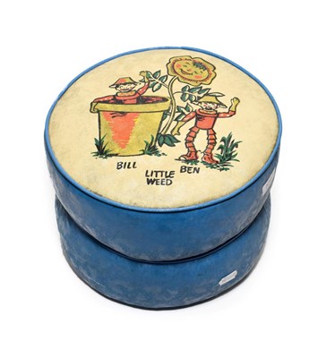 Lot 5363 - Bill & Ben Flowerpot Men Pouffe depicting the three characters including Little Weed 12 1/2''...