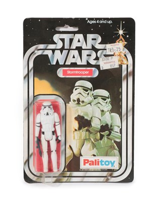 Lot 5379 - Palitoy Star Wars Stormtrooper sealed in 12 figure pack (E, some minor creasing to box)