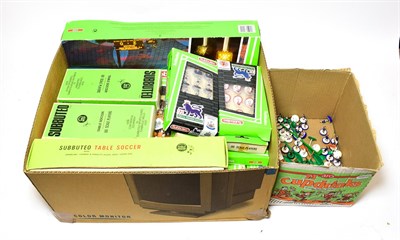 Lot 5384 - Subbuteo Table Soccer Various Boxed Items including Super Set, Continental Display Edition,...