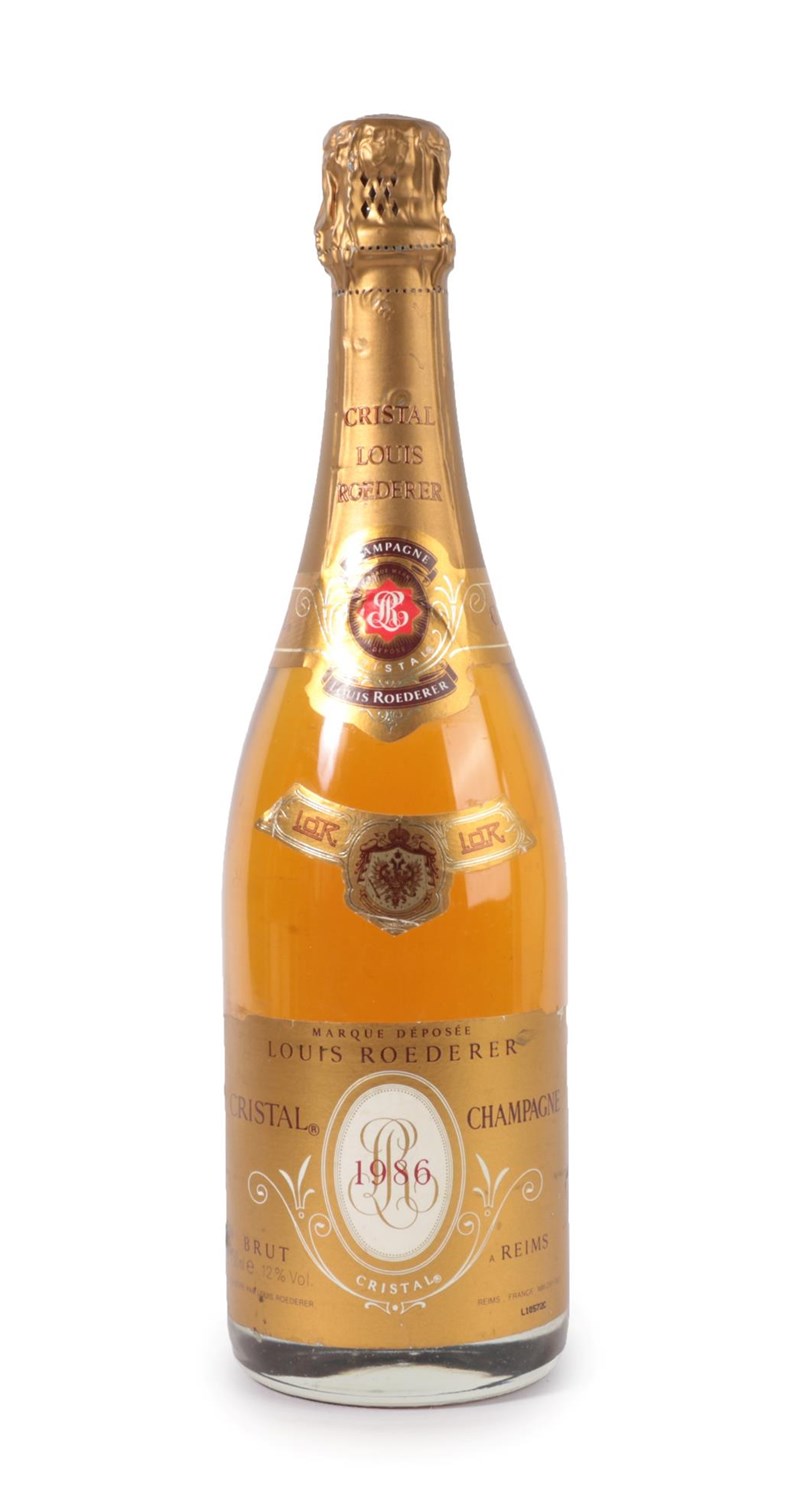 Lot 5001 - Louis Roederer Cristal Champagne 1986 (one bottle)