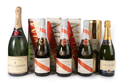 Lot 5013 - G.H. Mumm & Co., Cordon Rouge Brut Champagne 1971, in original cardboard sleeve (one bottle),...