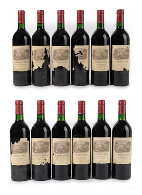 Lot 5025 - Curruades De Lafite Rothschild 1986 Pauillac (twelve bottles)