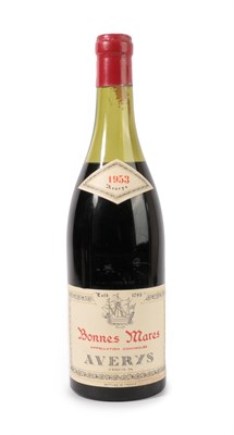 Lot 5033 - Averys Bonnes-Mares 1953 Pinot Noir Burgundy (one bottle)  This lot is subject to VAT on the hammer