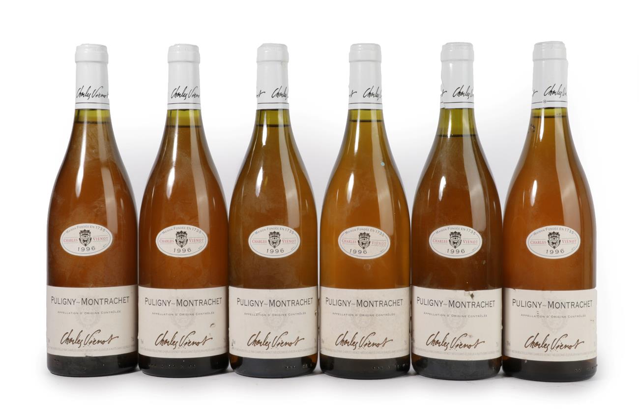 Lot 5038 - Charles Viénot 1996 Puligny-Montrachet, Burgundy white (six bottles)