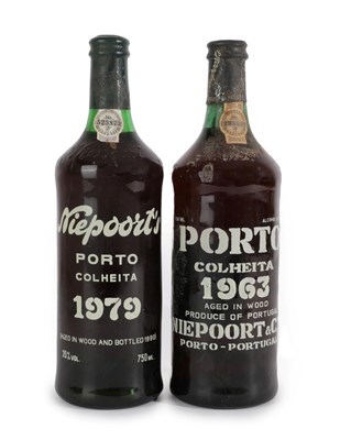 Lot 5044 - Niepoort & Co., Poorto Colheita 1963 (one bottle), Niepoort's Poorto Colheita 1979 (one bottle) (2)