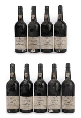 Lot 5049 - Taylor's 1977 Vintage Port, Taylor, Fladgate & Yeatman (nine bottles)